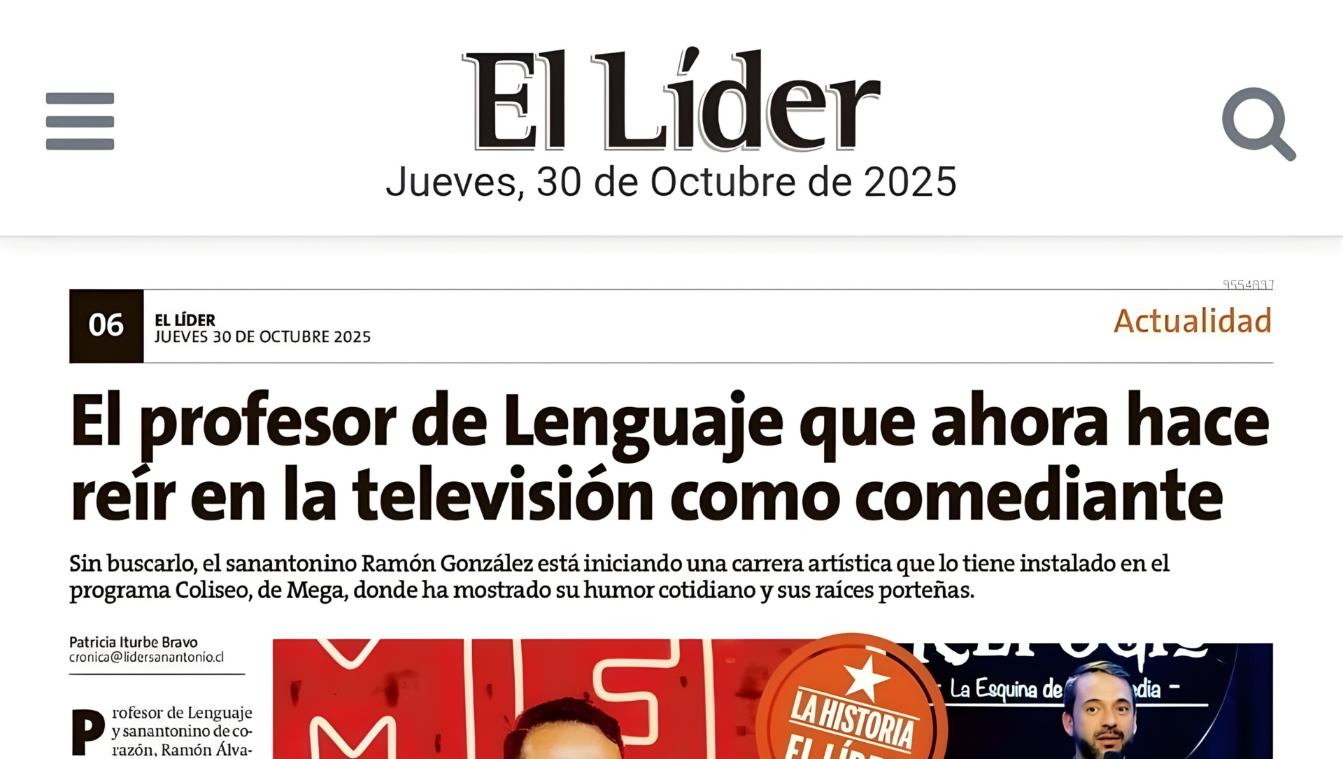 diraio el lider de san antonio 30 de octubre de 2025